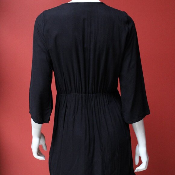 H&M DIVIDED Black Front Laced Dress - Picture 7 of 10